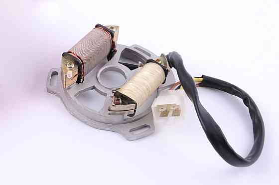 Статор генератора скутер цепной 2 Т50, Сузуки RUN (1+1 катушек) Мукачево