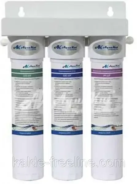 Фильтр Аквакут трёхступенчатый быстросьёмные картриджи FP-3FF Харків - фото 1