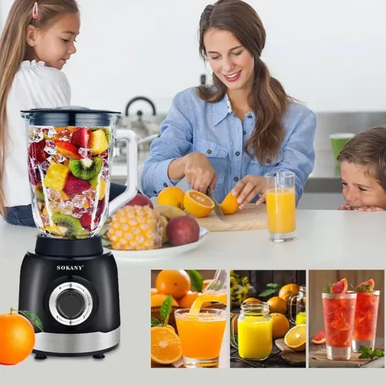 Многофункциональный блендер SK-JB-178, 1000 Вт, чаша 1,5 л, смешивание, измельчение, взбивание Одесса