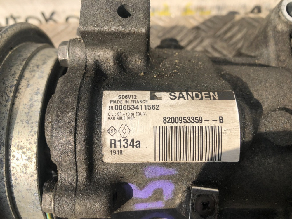 Компресор кондиціонера Mercedes Citan 1.5 cdi 2013-2020 (8200953359) Ковель - фото 4