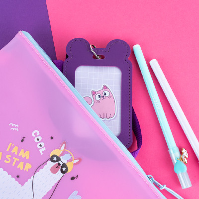 Бейдж Kite вертикальный на шнурке, фиолетовый (K24-296-1) Винница - изображение 6