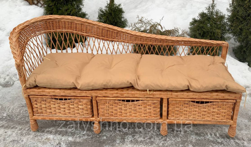 Кушетка плетеная из лозы Киев - изображение 2