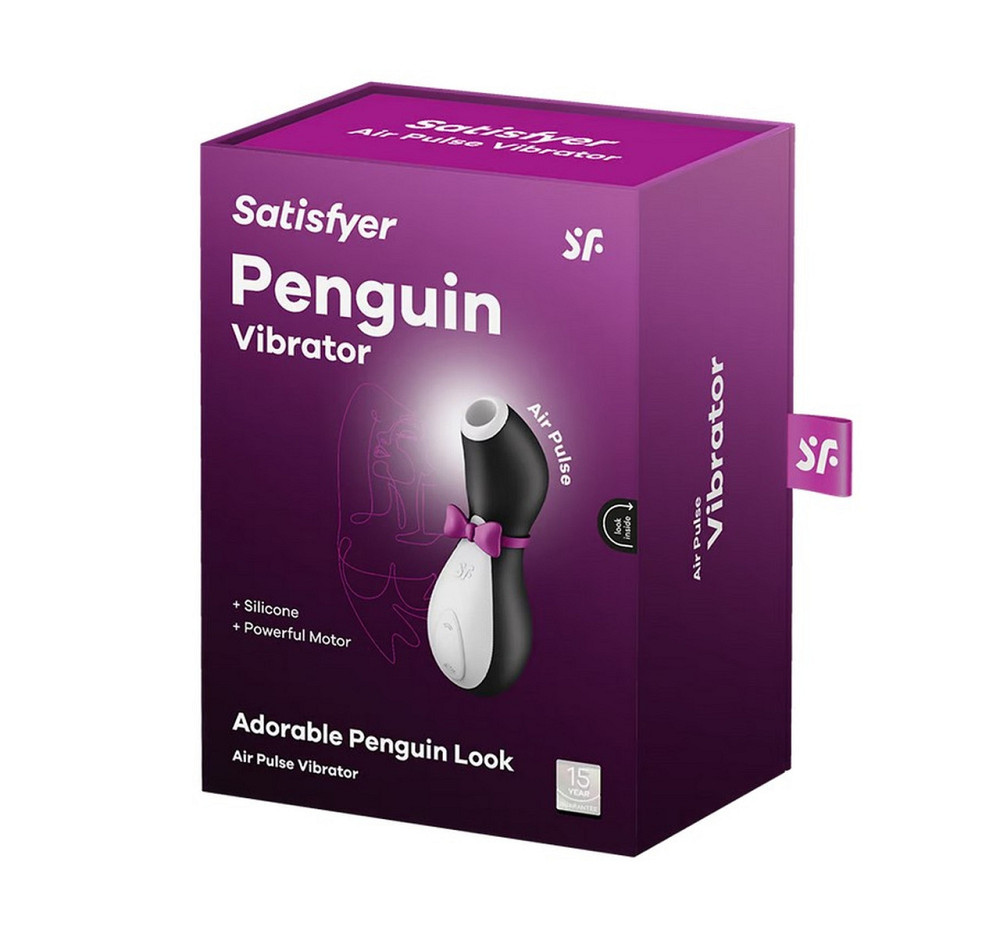 Вакуумний стимулятор клітора Satisfyer Penguin Air Pulse Sex Aura Київ - фото 1