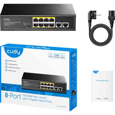 Коммутатор сетевой Cudy FS1010PG Винница