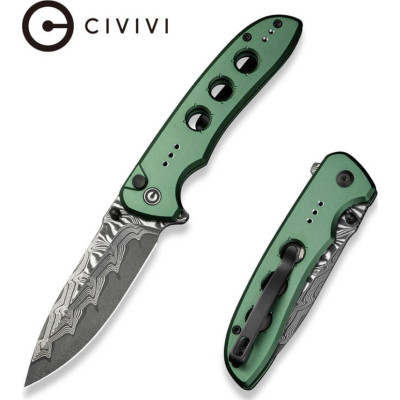 Нож Civivi Hyperpulse Damascus Red Aluminum (C23087A-DS1) Винница - изображение 4