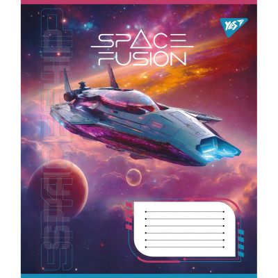 Зошит Yes Space fusion А5 48 аркушів лінія (767132) Вінниця - фото 4