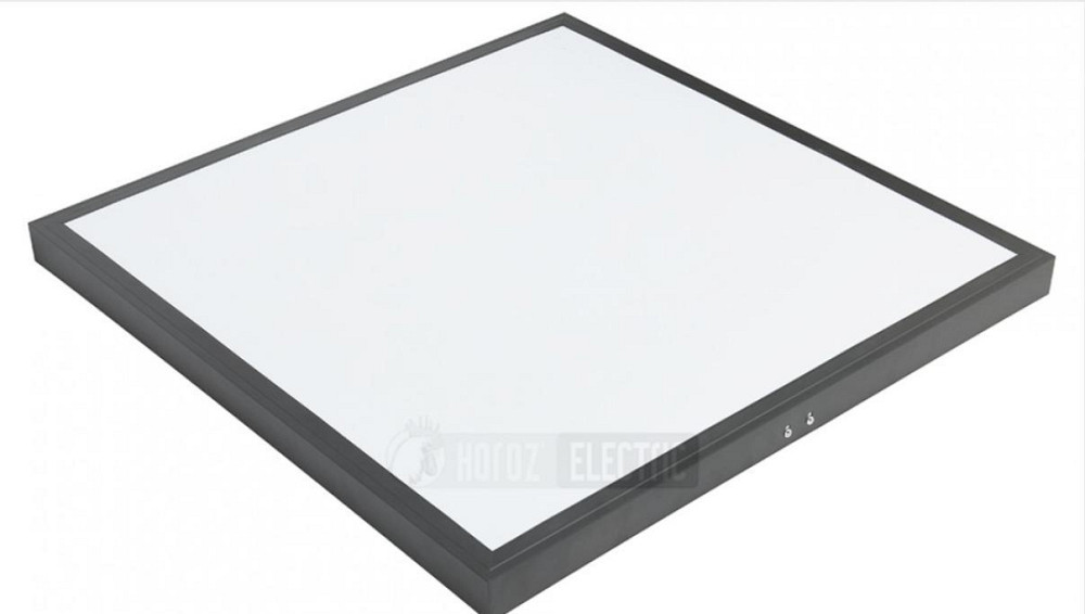 Світильник накладний 600х600 LED PULSAR-48W 6400K чорний Київ - фото 1