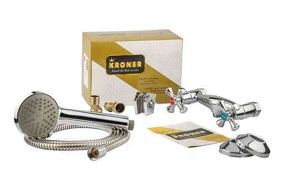 Змішувач для душу Kroner KRM Rhein - C050 з душовим гарнітуром Київ