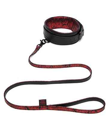 Поводок Fifty Shades of Grey Sweet Anticipation Reversible Faux Leather Collar and Lead Sex Aura Киев