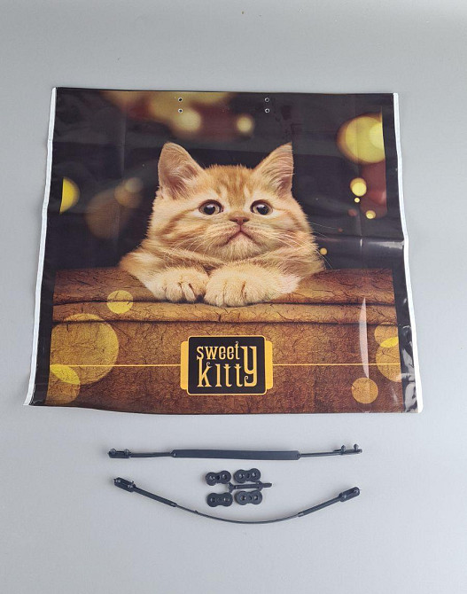 Пакет з пластиковою ручкою 36x34 Котенок (10 шт) Харьков - изображение 2