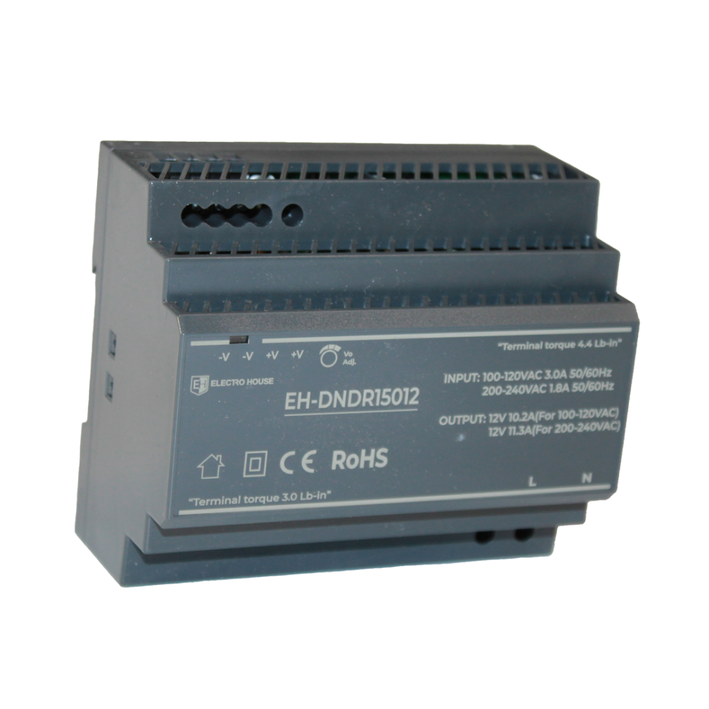 Блок питания на DIN-рейку 135.6 Вт 11.3 А 12В Днепр - изображение 1