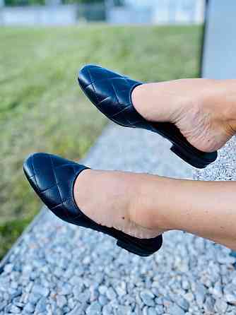 SANTINI Шльопанці жіночі SANTINI 826585-1 чорні (літо, шкіра натуральна) (4074) Коломыя