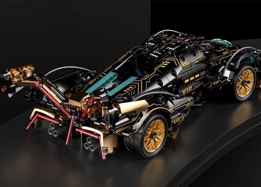 Конструктор Technic 1280 деталей Super car v12 з радіо куруванням маштаб 1:14 Ламборджині супер кар Киев - изображение 7