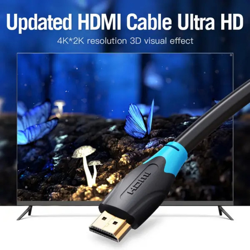 Кабель Vention HDMI-HDMI, 1 м, v2.0 (AACBF) Киев - изображение 3