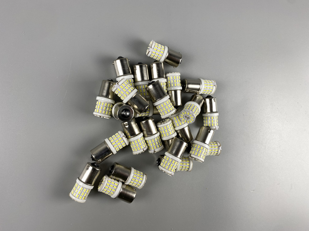Лампа LED стоп-сигнал покажчик повороту 12V 57 led діодів цоколь 1156 BA15s Мукачево - фото 7