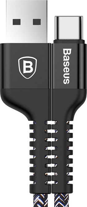 Кабель BASEUS Anti-break Cable Type-c 2.4A 1.5M Черный Киев - изображение 1