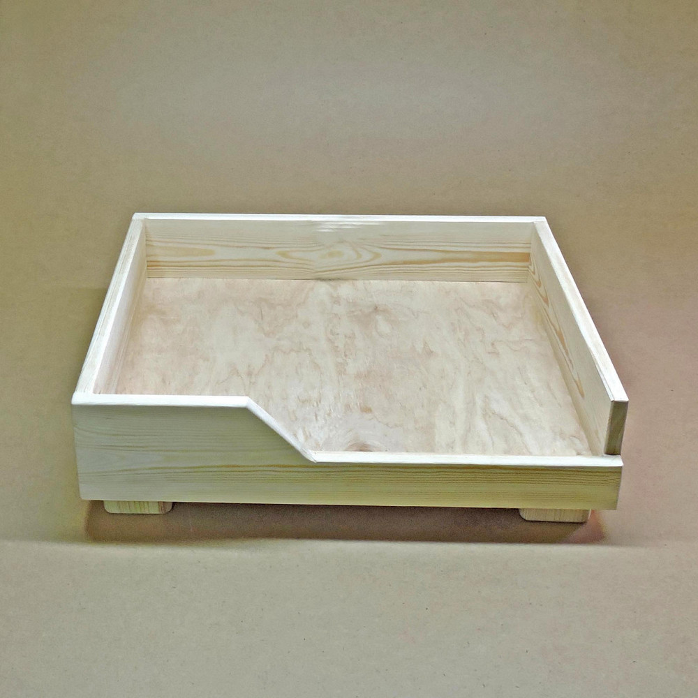 Лежак деревянный для собаки 