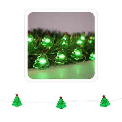 Гирлянда Chomik Елка струна 2,2м, 20 LED теплый белый, 2АА (5900779854192) Винница