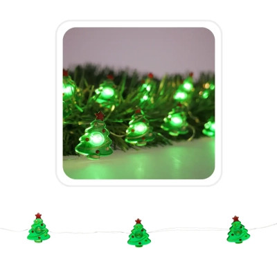 Гирлянда Chomik Елка струна 2,2м, 20 LED теплый белый, 2АА (5900779854192) Винница - изображение 3