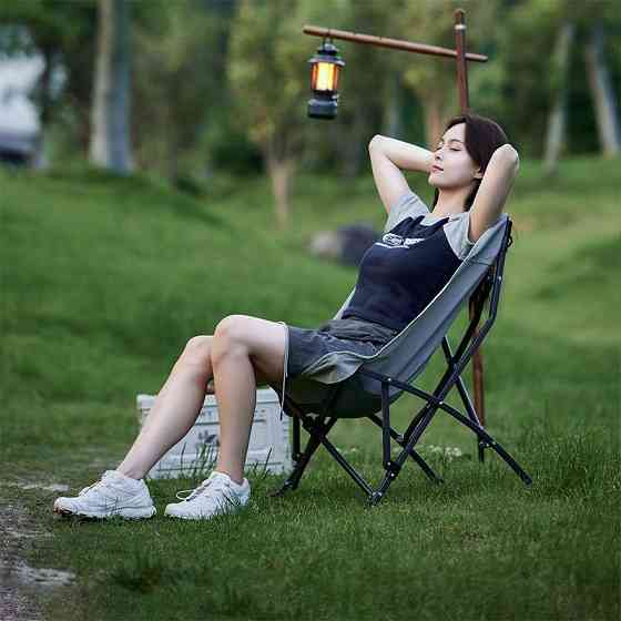 Складаний туристичний стілець Naturehike CNK23JU0001 (Темно-зелений) Вінниця