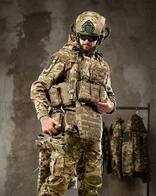 Плитоноска та РПС мультикам у зборі мультика кордура під магазин аптечку рацію Одеса - фото 6