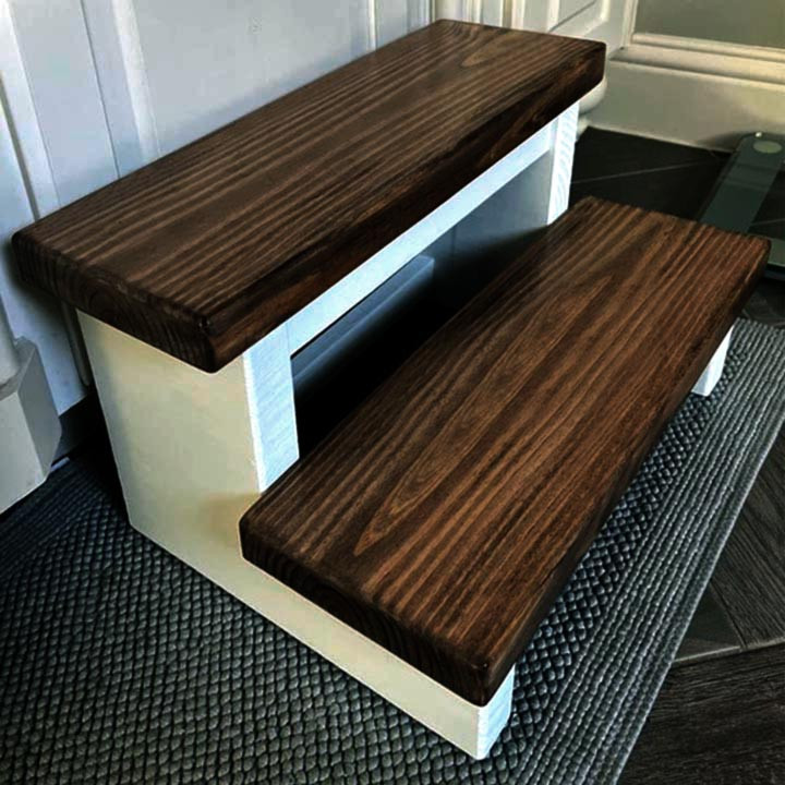 Лавка-сходинка "Редрівер" зефір-капучино Миколаїв - фото 1