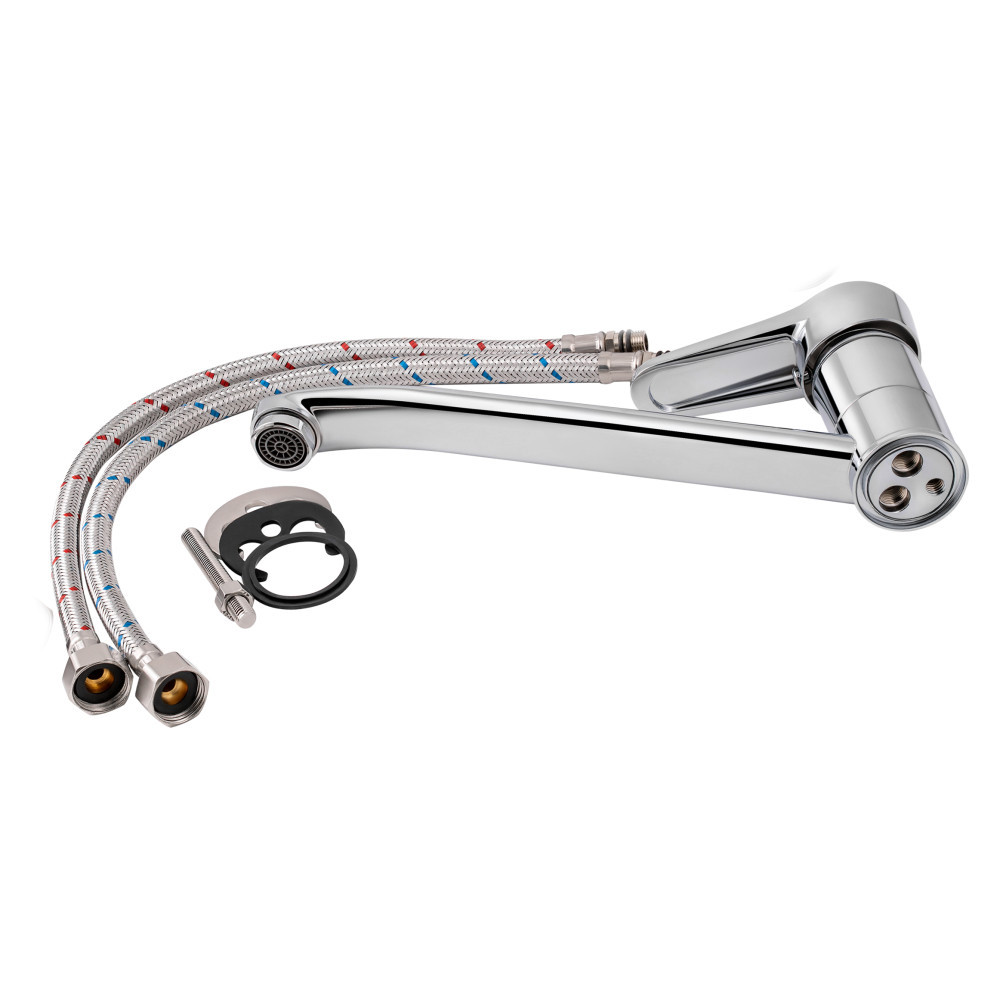 Смеситель для кухни Lidz Nicole 002 (k35) LDNIC002CRM21878 Chrome Киев - изображение 6