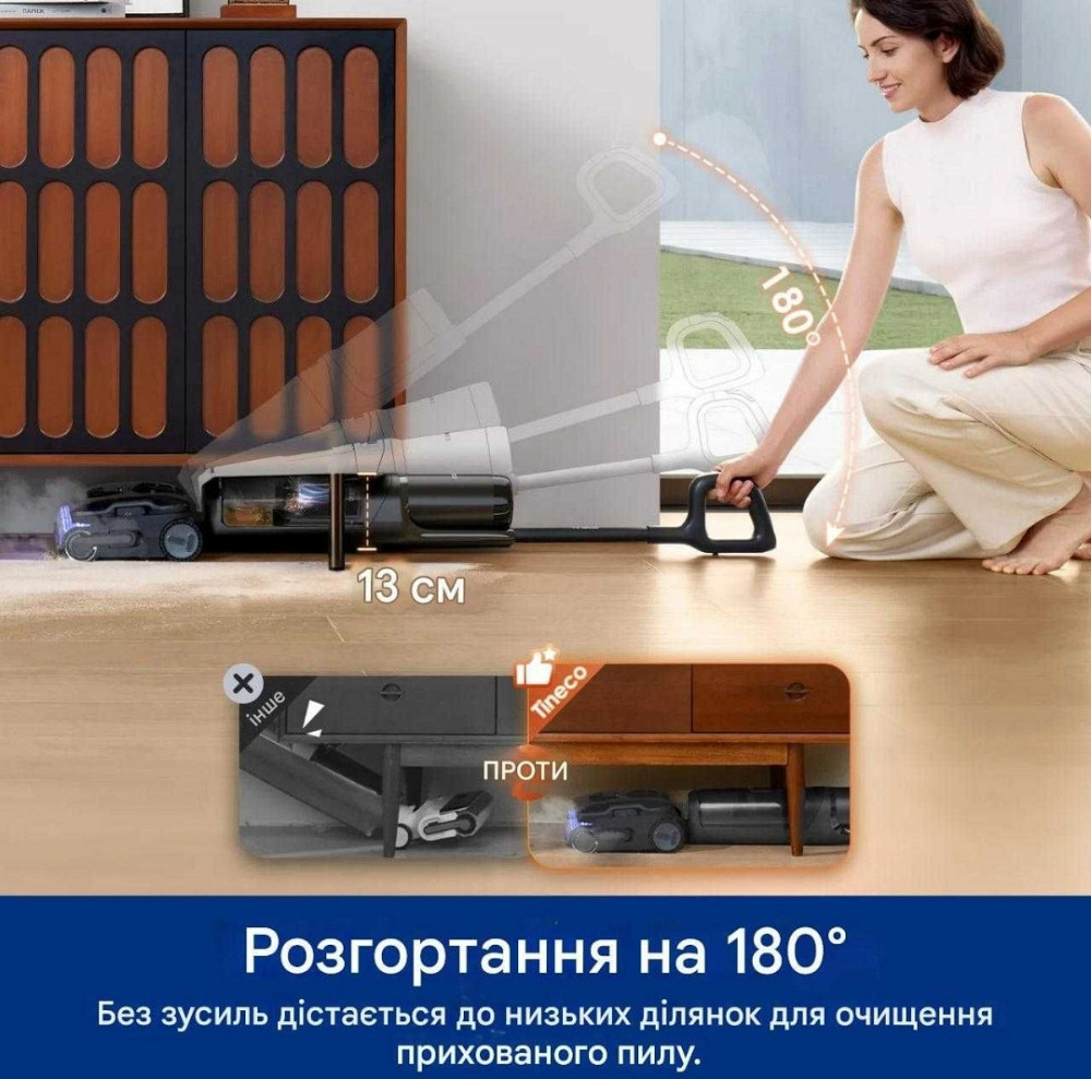 Пилосос вологого та сухого з парою Tineco FLOOR ONE S7 Stretch Steam. Харків - фото 5