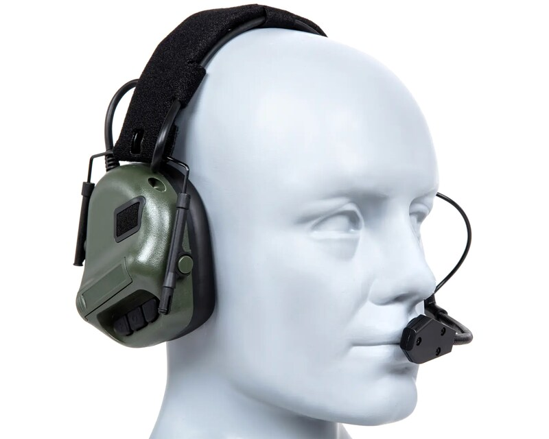 Навушники тактичні Wosport HD-19 Gen 5 з кріпленням Чебурашки Оливковий Вінниця - фото 3