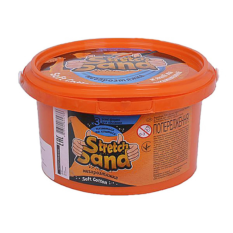 Набір креативної творчості "Stretch Sand" STS-02-01U 400 гр Помаранчевий Вінниця - фото 1