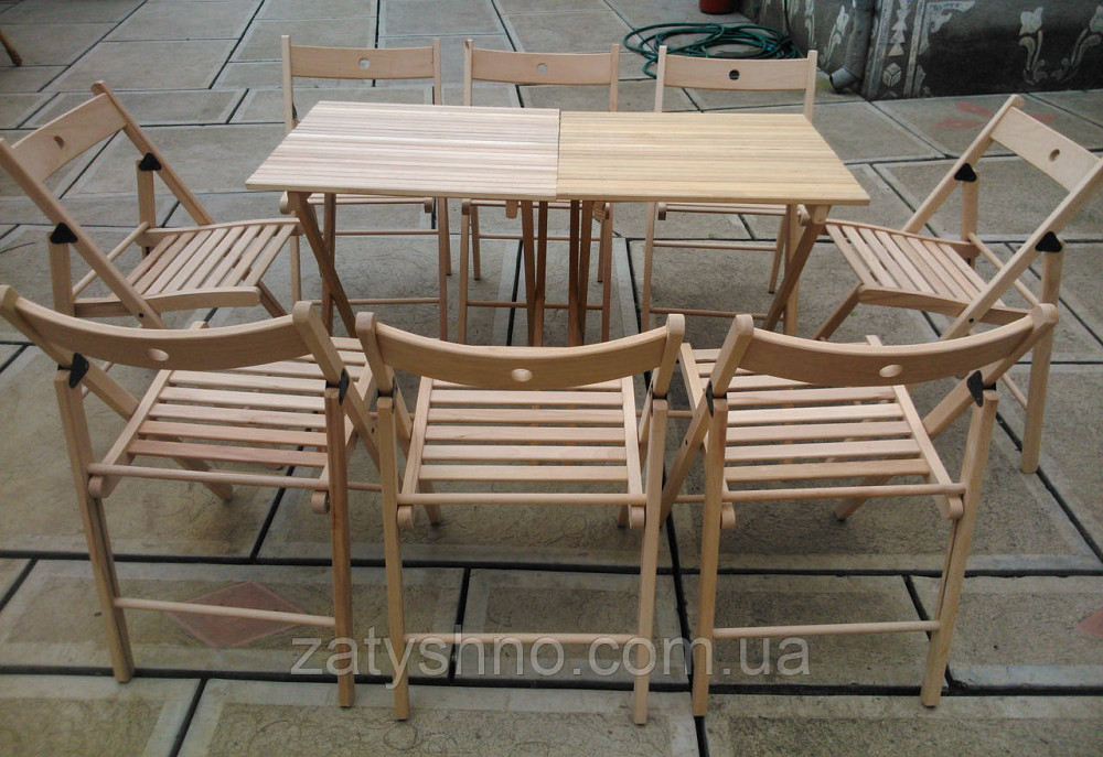 Дерев'яні складні меблі з бука Київ - фото 3