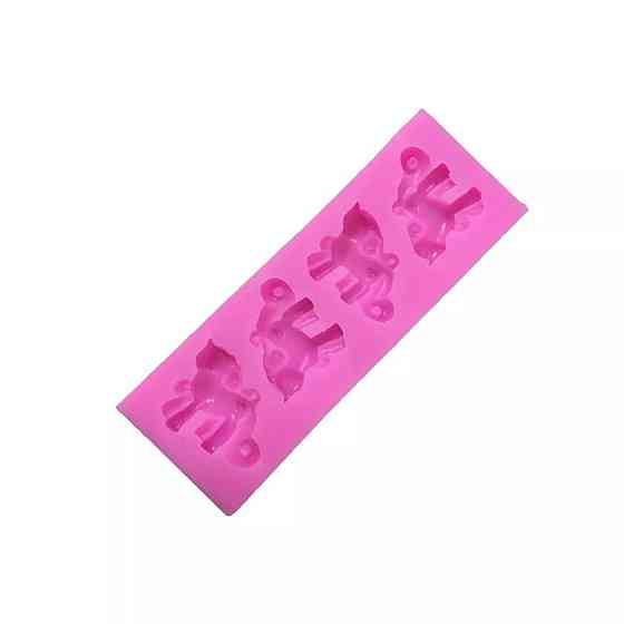 Молд силиконовый Единорог 118 на 37 мм розовый Киев