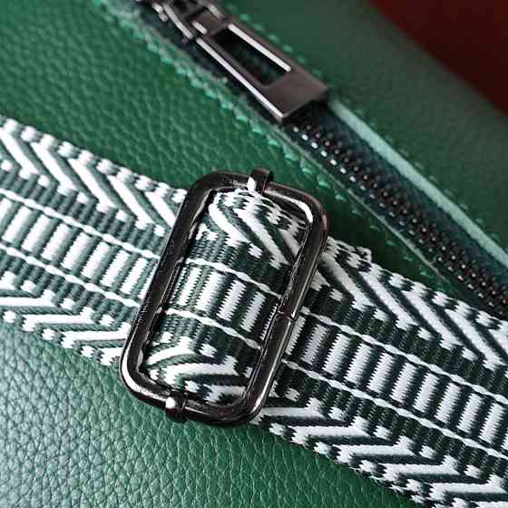 Сумка на одне відділення для стильних жінок із натуральної шкіри Зелена (Vintage) Київ