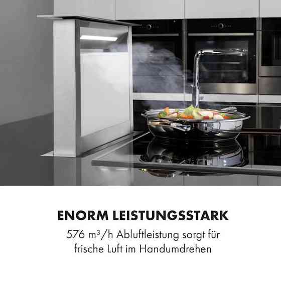 Витяжка Klarstein Royal Flush Eco Downdraft Німеччина Рівне