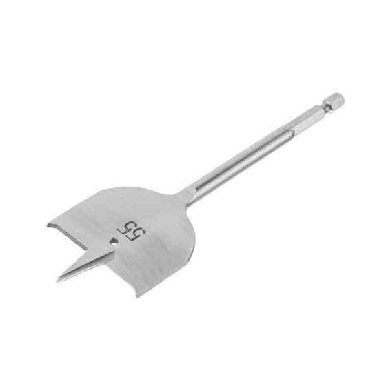 Свердло по дереву пір'яне, 55×150 мм, HEX INTERTOOL SW-0055 Київ