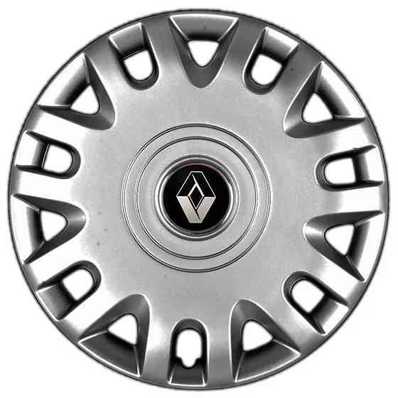 Автомобильные модельные колпаки R15 Renault 333 4шт, SJS, серебряные Киев