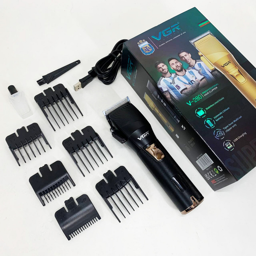 Електрична акумуляторна машинка для стрижки, Професійна машинка для стрижки волосся голови EJ-40 Львів - фото 12