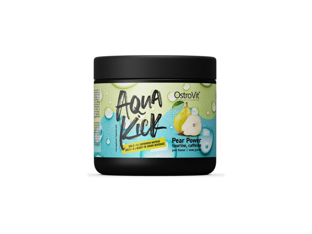 Предтренеровочный комплекс Ostrovit Aqua Kick Pear Power 300g (Pear) Луцк - изображение 1