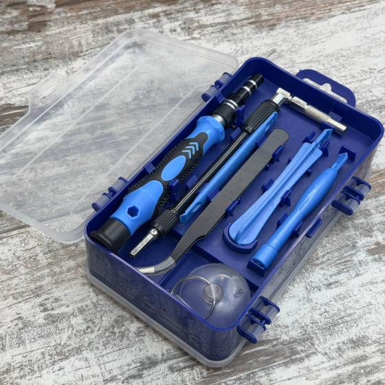 Набор инструментов 115 в 1 для ремонта электроники, отвертка с 98 битами и аксессуарами в кейсе Киев