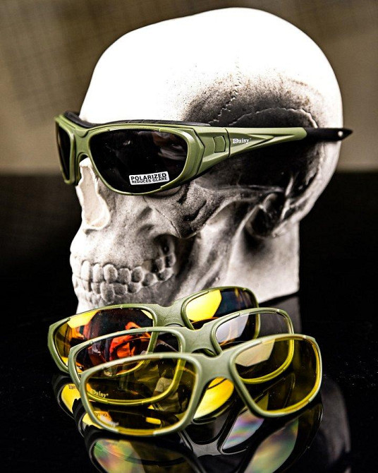 СОЛНЦЕЗАЩИТНЫЕ ОЧКИ ТАКТИЧЕСКИЕ Daisy   ПП7822 Одесса - изображение 1