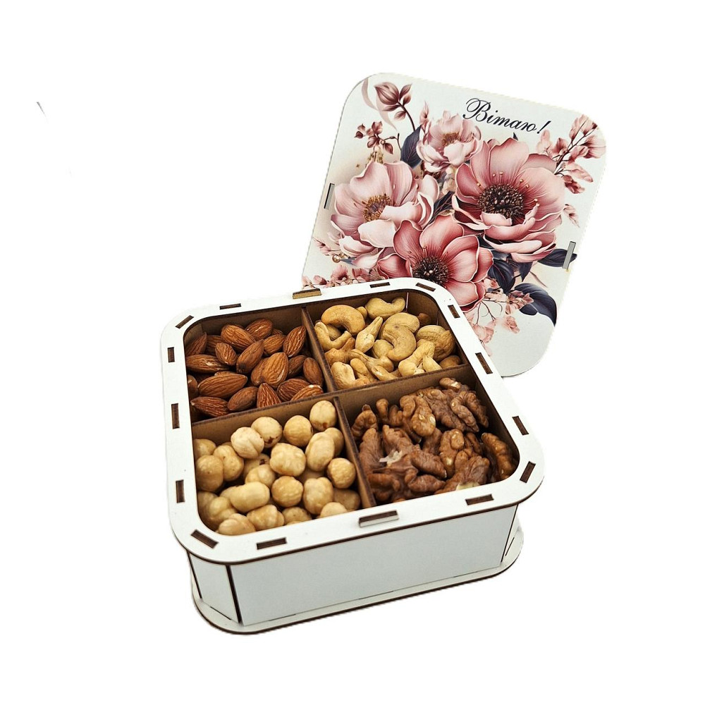 Подарочный набор орехов No247 на День Рождения, 8 марта, День Влюбленных для учителя, подруги, коллег, маме, сестре, любимой. Одесса - изображение 2