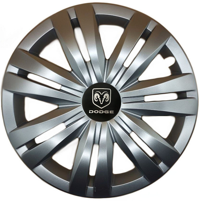 Автомобільні модельні ковпаки R17 Dodge 501 4шт, SJS, сріблясті Вінниця - фото 1