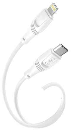 Кабель XO NBQ239A Zeus Series High Elastic Type-C to Lightning - 27W - 1m White (6976047) Киев