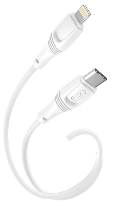 Кабель XO NBQ239A Zeus Series High Elastic Type-C to Lightning - 27W - 1m White (6976047) Київ - фото 3