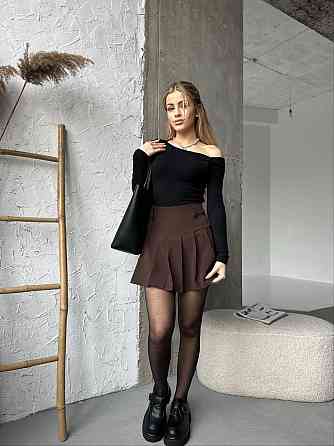 Жіноча базова коротка плісерована спідниця Одеса