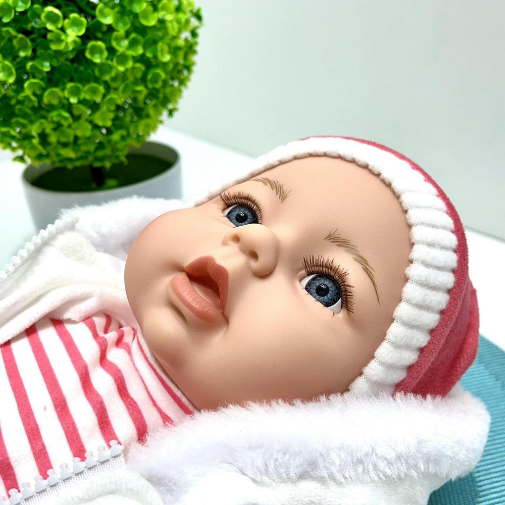 Лялька-пупс м'яконабивна з соскою та звуковими ефектами укр мова 42см Вид 5 (M 5919 I UA) Чернігів - фото 7