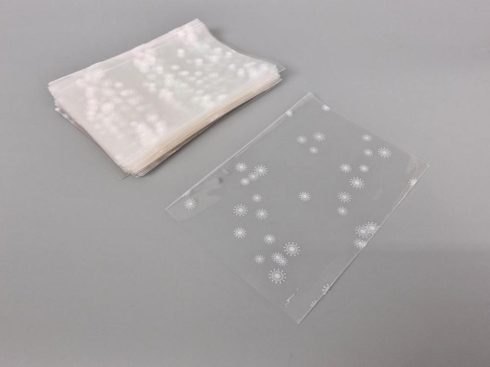 Пакет із малюнком для пакування подарунків (10*15) No390 (3) "Сніжинка" (100 шт.) Харків - фото 2