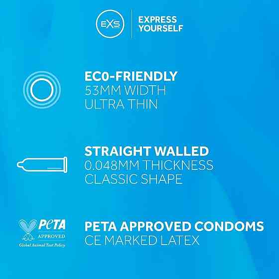 Презервативи - EXS Pure, 12 шт. Sex Aura Київ