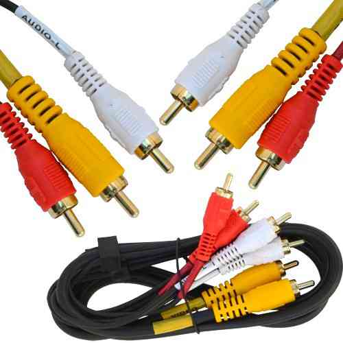 Шнур з'єднувальний 3RCA х 3RCA, діам.-3+6+3мм, 1,2 м Полтава