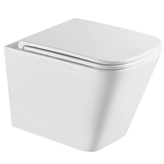 Унитаз подвесной Mixxus Premium Quadro-0301-R 490x340x360mm, система смыва Rimless (MP6452) Киев